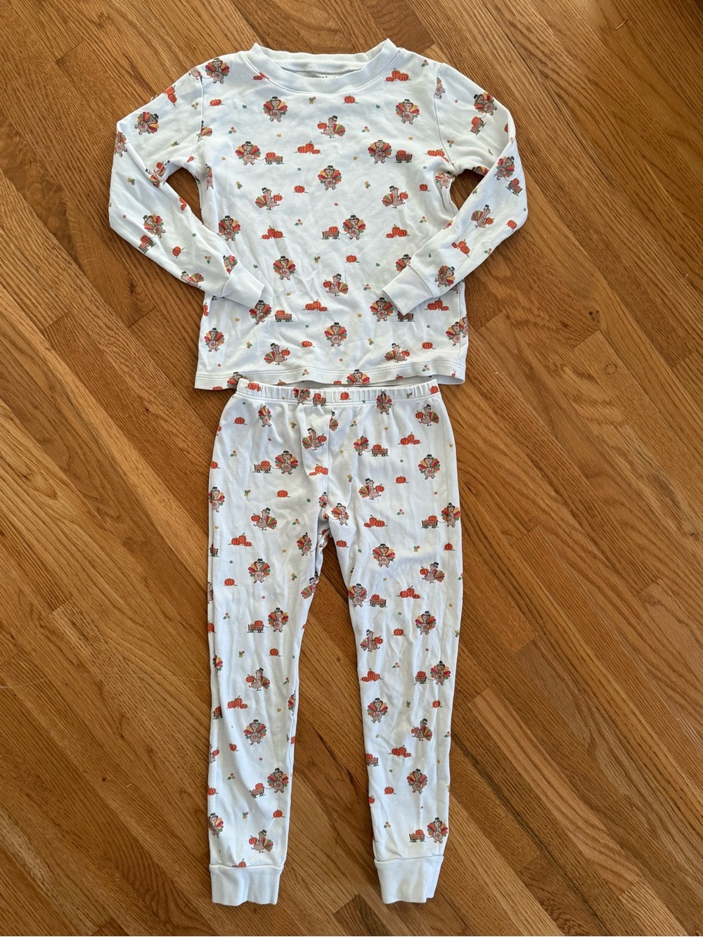 Kissy Kissy Kids Thanksgiving Turkey Pajama Set 🦃🎃 EUC